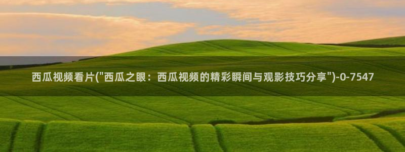 七夜雪电视剧免费观看西瓜影院